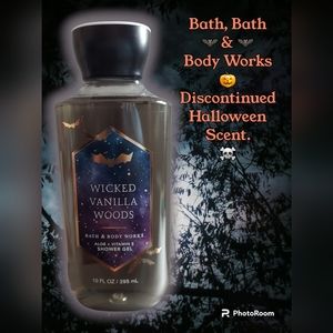 Bath & Body Works Discontinued Halloween Wicked Vanilla Woods Shower Gel. 🧙🧹🦇